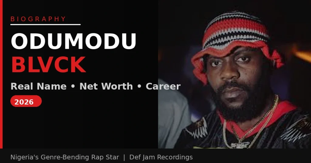 Odumodublvck Biography 2026