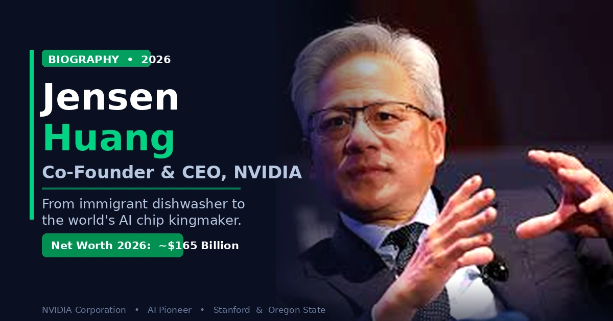 Jensen Huang Biography 2026